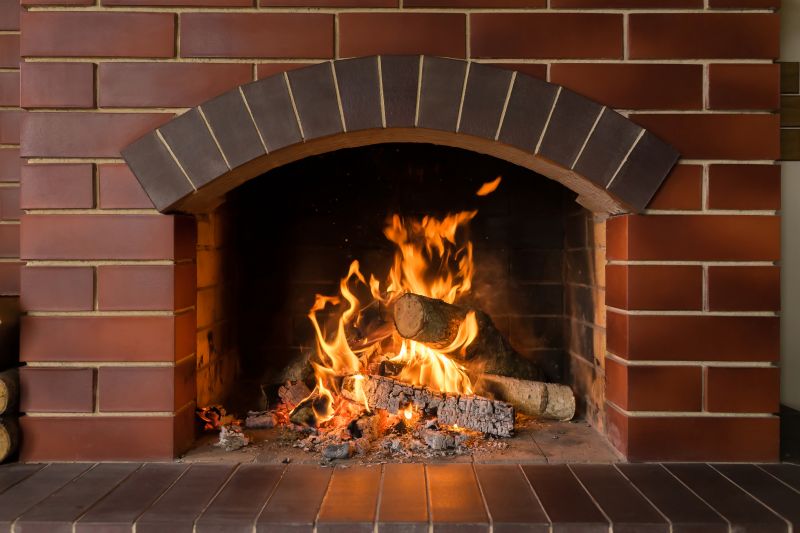 Brick Fireplace Installation