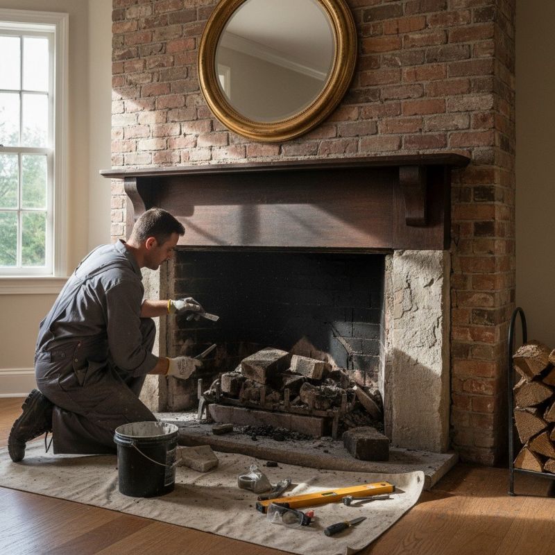 Local Brick Fireplace Installation in Simsbury, CT