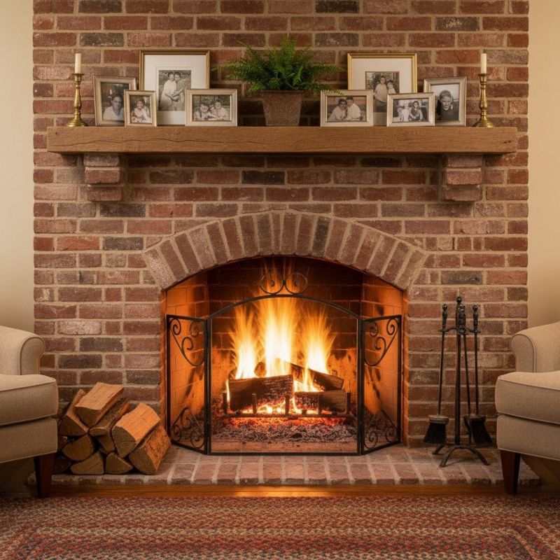 Local Brick Fireplace Installation in Waltham, MA