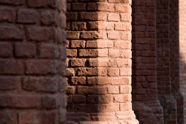 Brick Pillars Installation